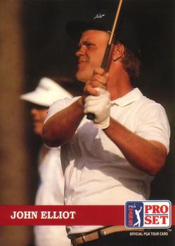 1992 Pro Set PGA Tour #164 John Elliot Front