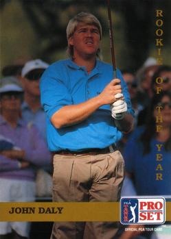1992 Pro Set PGA Tour #187 John Daly Front