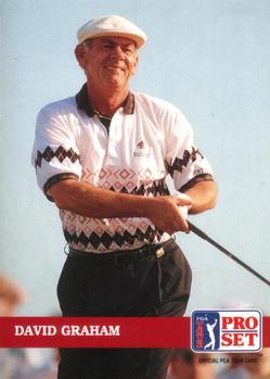 1992 Pro Set PGA Tour #188 David Graham Front