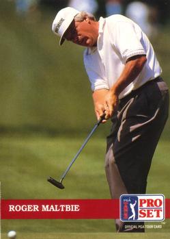 1992 Pro Set PGA Tour #195 Roger Maltbie Front
