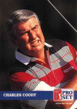 1992 Pro Set PGA Tour #203 Charles Coody Front