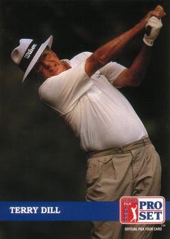 1992 Pro Set PGA Tour #208 Terry Dill Front