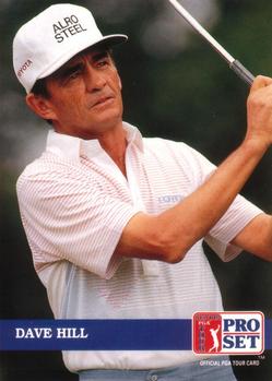 1992 Pro Set PGA Tour #209 Dave Hill Front