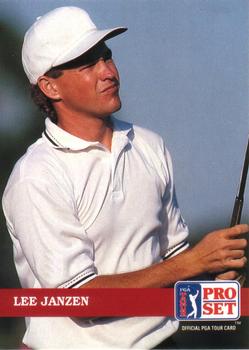 1992 Pro Set PGA Tour #20 Lee Janzen Front