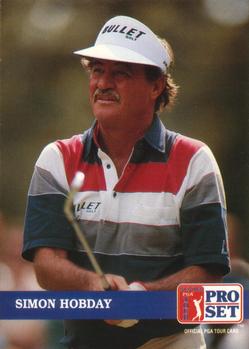 1992 Pro Set PGA Tour #221 Simon Hobday Front