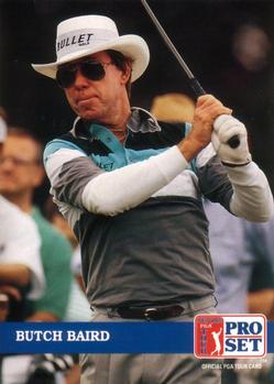 1992 Pro Set PGA Tour #238 Butch Baird Front