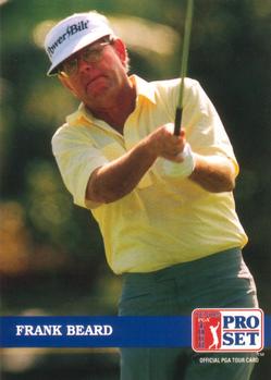 1992 Pro Set PGA Tour #248 Frank Beard Front