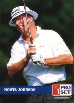 1992 Pro Set PGA Tour #254 Howie Johnson Front