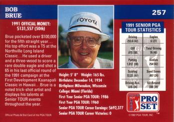 1992 Pro Set PGA Tour #257 Bob Brue Back