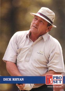 1992 Pro Set PGA Tour #260 Dick Rhyan Front