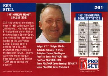 1992 Pro Set PGA Tour #261 Ken Still Back