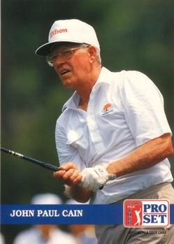 1992 Pro Set PGA Tour #262 John Paul Cain Front