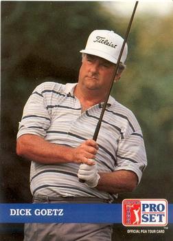 1992 Pro Set PGA Tour #263 Dick Goetz Front