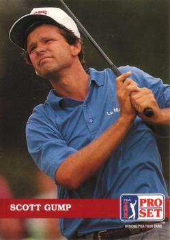1992 Pro Set PGA Tour #26 Scott Gump Front