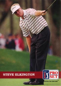 1992 Pro Set PGA Tour #31 Steve Elkington Front