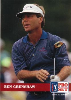 1992 Pro Set PGA Tour #38 Ben Crenshaw Front