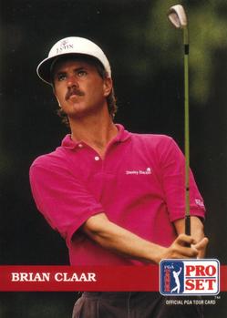 1992 Pro Set PGA Tour #59 Brian Claar Front