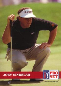 1992 Pro Set PGA Tour #72 Joey Sindelar Front
