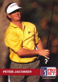 1992 Pro Set PGA Tour #74 Peter Jacobsen Front