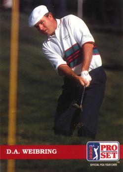 1992 Pro Set PGA Tour #75 D.A. Weibring Front