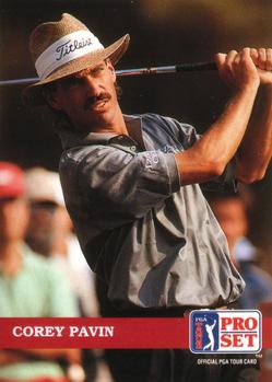 1992 Pro Set PGA Tour #84 Corey Pavin Front