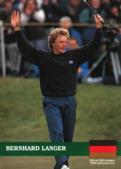 1992 Pro Set PGA Tour #E11 Bernhard Langer Front
