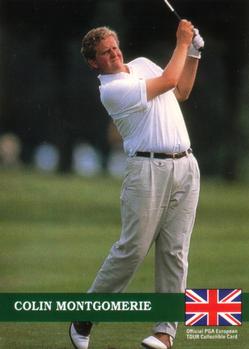 1992 Pro Set PGA Tour #E12 Colin Montgomerie Front