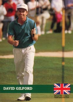 1992 Pro Set PGA Tour #E1 David Gilford Front