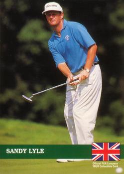 1992 Pro Set PGA Tour #E3 Sandy Lyle Front