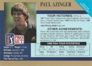 1990 Pro Set PGA Tour - Promos #NNO Paul Azinger Back