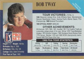 1990 Pro Set PGA Tour - Promos #NNO Bob Tway Back