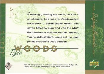 2001 Upper Deck #124 Tiger Woods Back