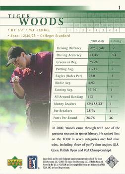 2001 Upper Deck #1 Tiger Woods Back