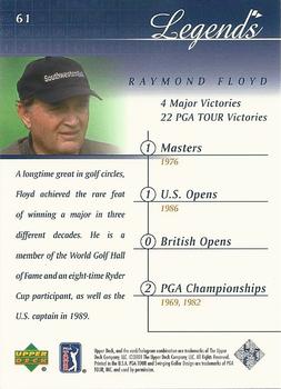 2001 Upper Deck #61 Raymond Floyd Back