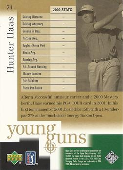 2001 Upper Deck #71 Hunter Haas Back