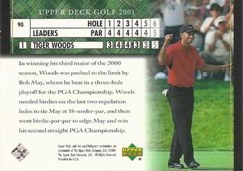 2001 Upper Deck #90 Tiger Woods Back