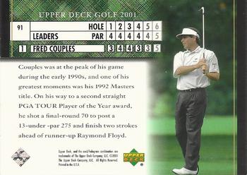 2001 Upper Deck #91 Fred Couples Back