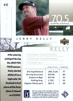 2002 Upper Deck #40 Jerry Kelly Back