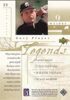 2002 Upper Deck #53 Gary Player Back