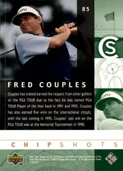 2002 Upper Deck #85 Fred Couples Back