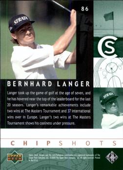 2002 Upper Deck #86 Bernhard Langer Back