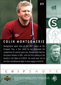 2002 Upper Deck #89 Colin Montgomerie Back