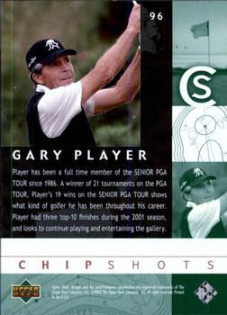 2002 Upper Deck #96 Gary Player Back
