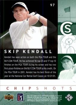 2002 Upper Deck #97 Skip Kendall Back