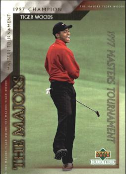 2002 Upper Deck Tiger Woods The Majors #TWM-1 Tiger Woods Front