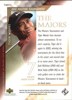 2002 Upper Deck Tiger Woods The Majors #TWM-5 Tiger Woods Back
