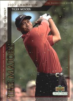 2002 Upper Deck Tiger Woods The Majors #TWM-5 Tiger Woods Front