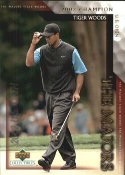 2002 Upper Deck Tiger Woods The Majors #TWM-12 Tiger Woods Front