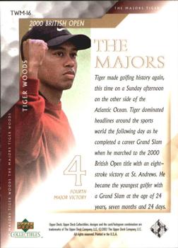 2002 Upper Deck Tiger Woods The Majors #TWM-16 Tiger Woods Back
