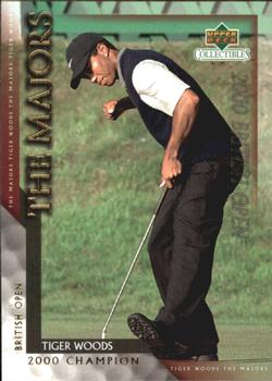2002 Upper Deck Tiger Woods The Majors #TWM-18 Tiger Woods Front